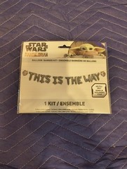 Star Wars Birthday Party Decorations+ Mandalorian Tablecloth Banner Plates+ NEW