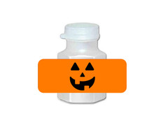 30 Halloween, pumpkin, jack o lantern labels, stickers, tags, mini bubble labels
