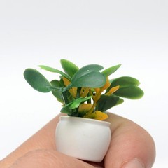 20PCS Miniature Potted Plants for Dollhouse Decoration and Photography