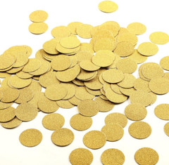 Glitter Confetti Circles Wedding Party Decor and Table Decor, 1.2’’ in Diameter