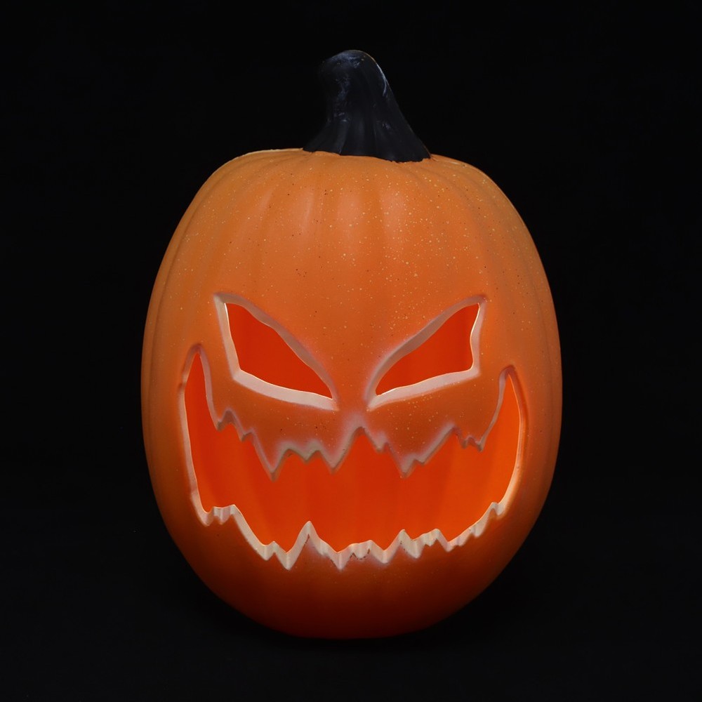 Jack O Lantern Decor: Halloween Pumpkin Lights – Lighted Big Jack-O-Lantern