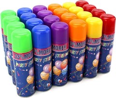 6 Pack Party Streamer Spray String in a Can – 3 oz Each – Fun Party Favors & …