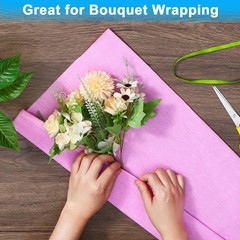 8.2ft Crepe Paper Roll, 1 Roll 10″ Width Crepe Paper Roll Sheet, Dark Green