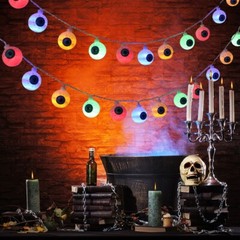 Halloween Eyeball String Fairy LED Colorful Lights Indoor/Outdoor Party Decor UK