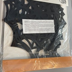 Martha Stewart Crafts Table Decor Halloween Spiderweb Place Mats Felt NEW 2 Pkgs