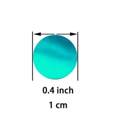 60g Teal Blue Foil Metallic Round Table Confetti Circle Dots Mylar Decor