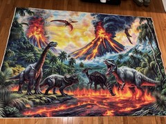7ft X 5ft Dinosaur Backdrop Background Kids Birthday Party Decor