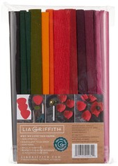Extra Fine Crepe Paper 10 Count Enchanted Garden 53 Sq Ft Floral Craft DIY