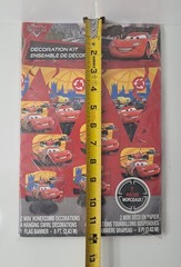 Disney Cars Party Decoration Kit 7 Pcs Mini Honeycombs Flag Banner 8′ Pixar