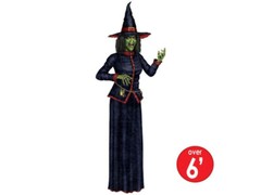 6ft Jointed Witch Lot of 3 Halloween Party Decorations Life Size Haunted House