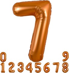 TONIFUL 40 Inch Orange Large Numbers Balloon 09 Birthday Party Decorations,Bi…