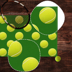 Tennis Ball Table Runner Sports Themed Event Birthday Party Decoration Home Dini