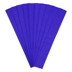 10 PCS Dark Blue Wide Crepe Paper Streamer Sheet 3.3ft x 20 Inch / 100x50cm