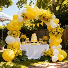 Yellow Balloons 100 Pack 12 inch Round Yellow Latex Party Balloons for Birthd…