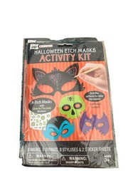 Bulk Halloween Decorations Set of 27 Activities Pumpkin Carving Kit, Masks, Art