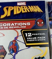 3 Spider-Man™ Webbed Wonder Swirl Value Pack Set of 12 Ultimate Party Decor…
