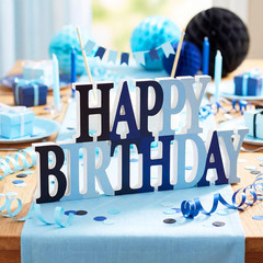Happy Birthday Sign Centerpieces for Table Birthday Party Decorations for Women