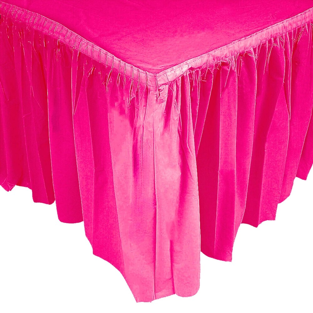 Creative Converting 415603 Party Supplies, Plastic, Hot Magenta Various Hot Mage