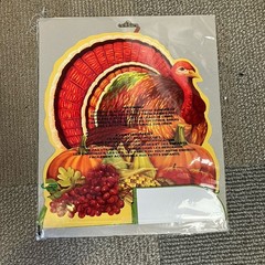 Thanksgiving Decorations Centerpieces Lot Of 4 Turkey Scarecrow Cornucopia