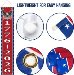 All-Occasion Patriotic Hanging Banners – 250th Anniversary for Indoor & Outdoor