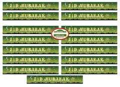 EID MUBARAK FOIL Banners[288] Happy Eid Party Supply Islamic Gift Ramadan Gifts
