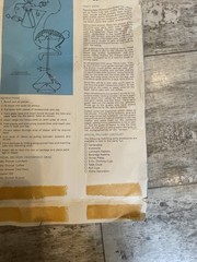 Vintage 1980’s Hallmark Stork Centerpiece Special Delivery Package Baby Shower