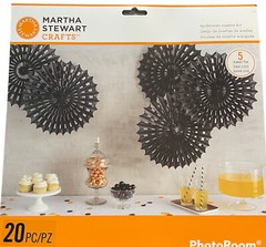 Martha Stewart Crafts Halloween Spiderweb Rosette Kit Black 2 Pkgs Of 5 Each NEW