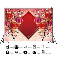 8x6ft Chinese New Year Backdrop – Lunar Year of the Horse 2026, Spring Festival