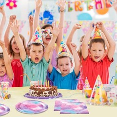 40PC Galaxy Themed Starry Night Party Decorations Birthday Supplies Kit