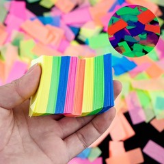 10000 pieces UV Neon Confetti Glow Party Confetti 5 Colors Neon Fluorescent T…
