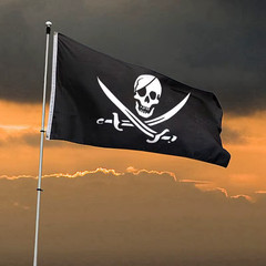 90*150Cm Pirate Banner Pirate Theme Birthday Party Decorations Pirate Ship Skull