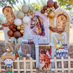 Western Boot Balloons Wild West Birthday Bachelorette Theme Party 2 Pcs | Wester