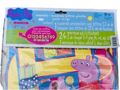 Peppa Pig Theme Birthday Party Decorations Banner Streamers Table Centerpieces