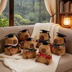 Graduation Capybara Plush Toy Soft Stuffed Animal Congrats Grad Gift