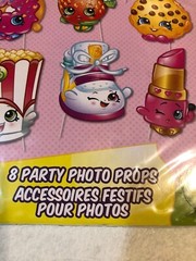 Unique Shopkins Photo Booth Props (8 Piece)