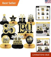 Celebrate in Style: 9PCS Vintage 1996 30th Birthday Table Decor – Easy to Use!