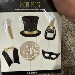 Happy New Year Photo Props Kit (6 count of props)- NEW