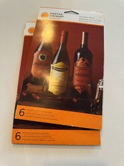 Martha Stewart Crafts Halloween Beverage Wine Bottle Labels Set 12 Party Decor