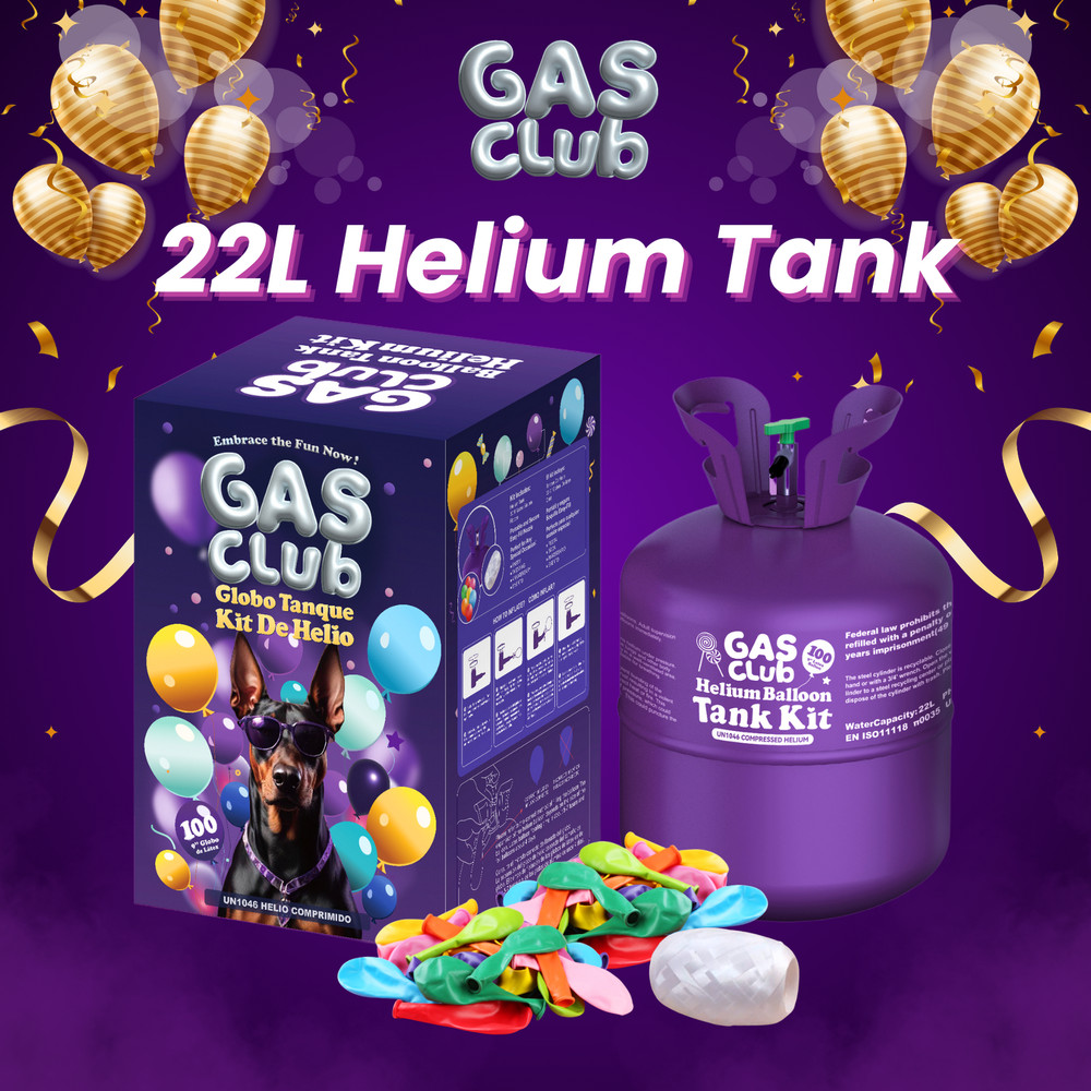 Large 22L Helium Tank Balloon Kit Gasclub for Balloons Party Wedding Banquet US