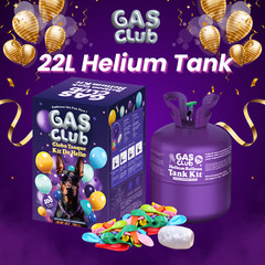 Large 22L Helium Tank Balloon Kit Gasclub for Balloons Party Wedding Banquet US
