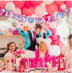 Barbie™ Malibu Beach Party Centerpiece, Banner & Party Sash Reversible Ken Bday
