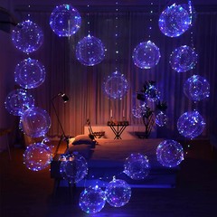 LED Light Up Bobo Kit 8 pack flashing handles sticks connectors cup NO BALLOONS