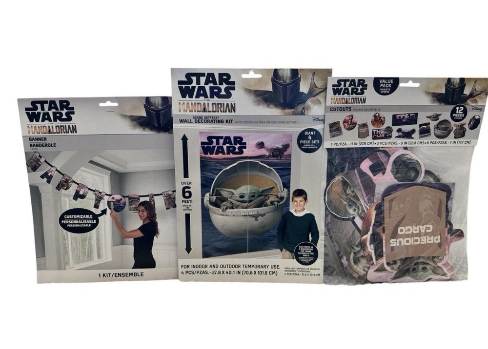 Star Wars Mandalorian Party Decorations