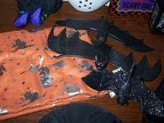 Halloween decor: ghosts-bats-mask-witch-skull-creepy scary fun decorations-22pc
