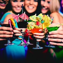 288 Pieces Cocktail Umbrella for Drink Assorted Paper 4 Inch Umbrella Tooth