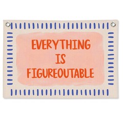 Everything is Figureoutable Positive Affirmations Wall Art Decor Wall Hanging…