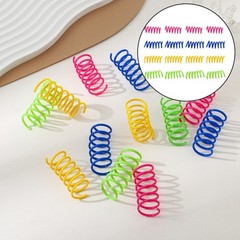 Colorful 12 Pcs Cat Spring Toys for Kittens and Adult Cats Interactive