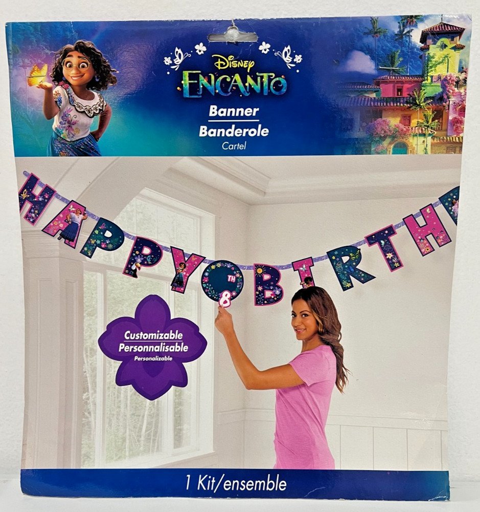 Disney Encanto Any Age Birthday Banner