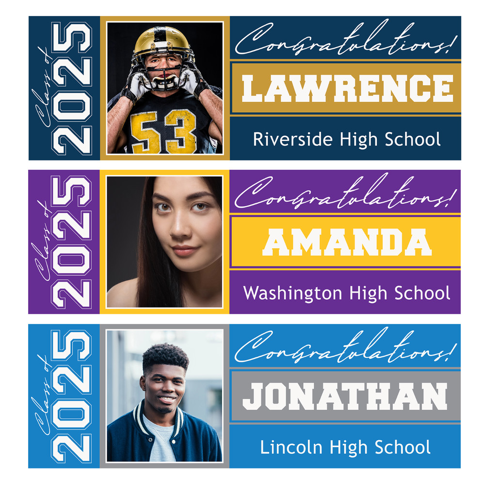 2×6 Custom Graduation Party Banner 15oz Quality Heavy Duty USA