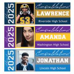 2×6 Custom Graduation Party Banner 15oz Quality Heavy Duty USA